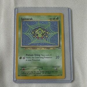 1st Edition 1995-2001 Spinarak Pokemon Card #64/75